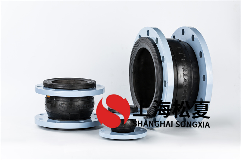 2噸工業鍋爐安裝DN400擾性橡膠接頭
